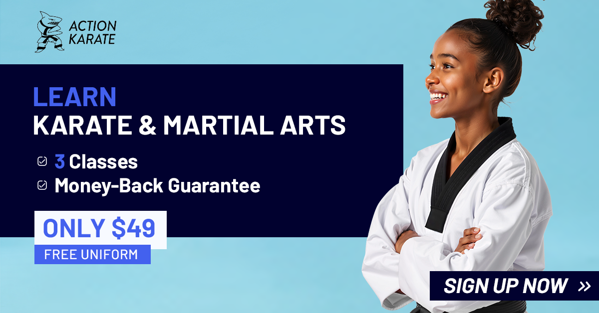 Action Karate Lebanon Martial Arts ad creative