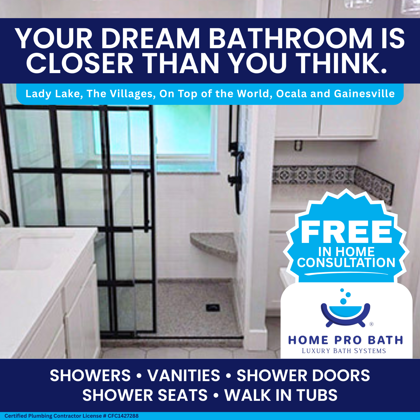 HomePro Bath Kitchen & Bath Remodeling ad creative