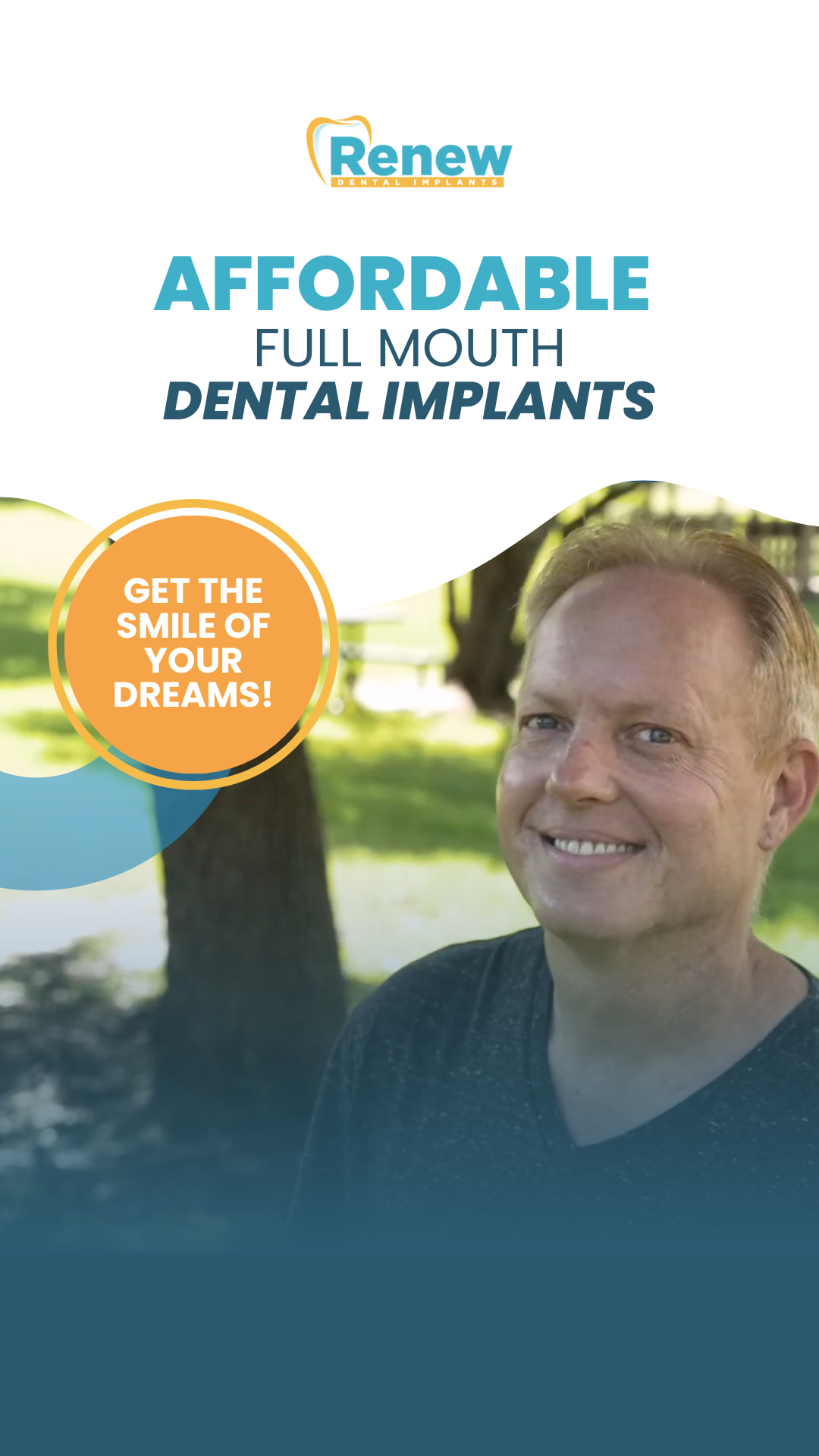 Renew Dental Implants Implant Dentist ad creative