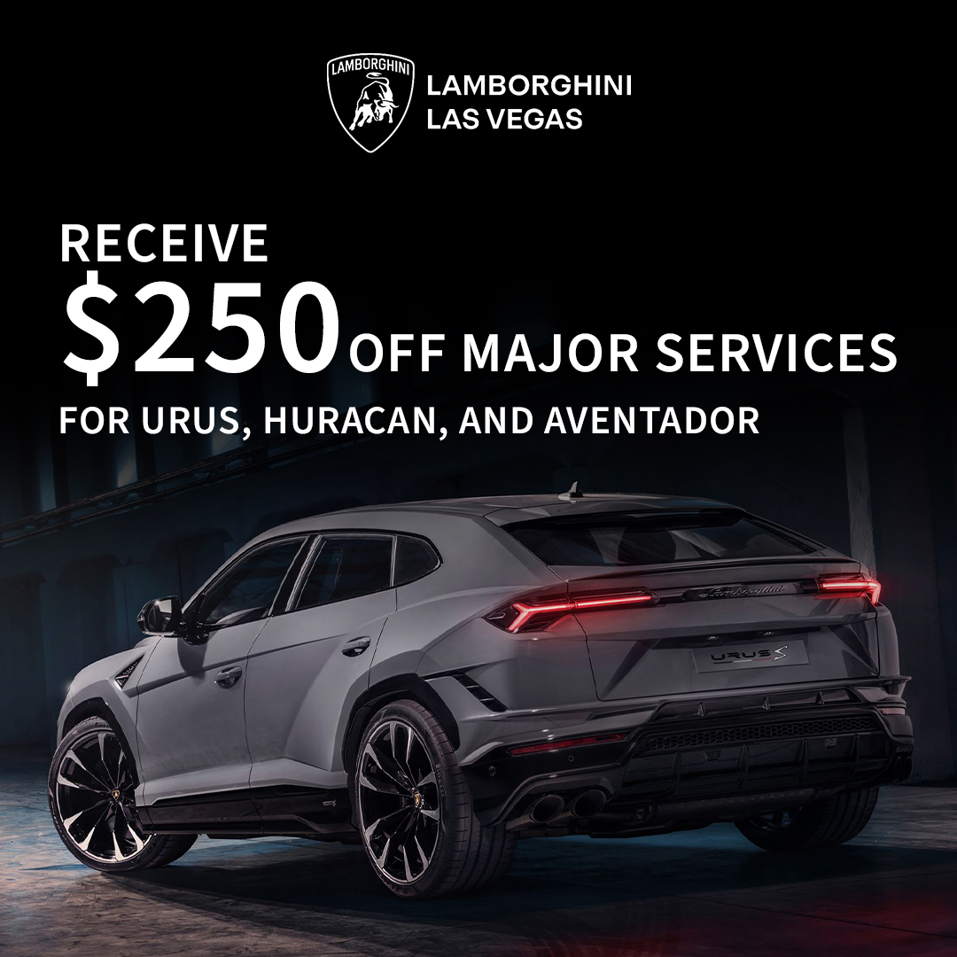 Lamborghini Las Vegas Auto Dealer ad creative