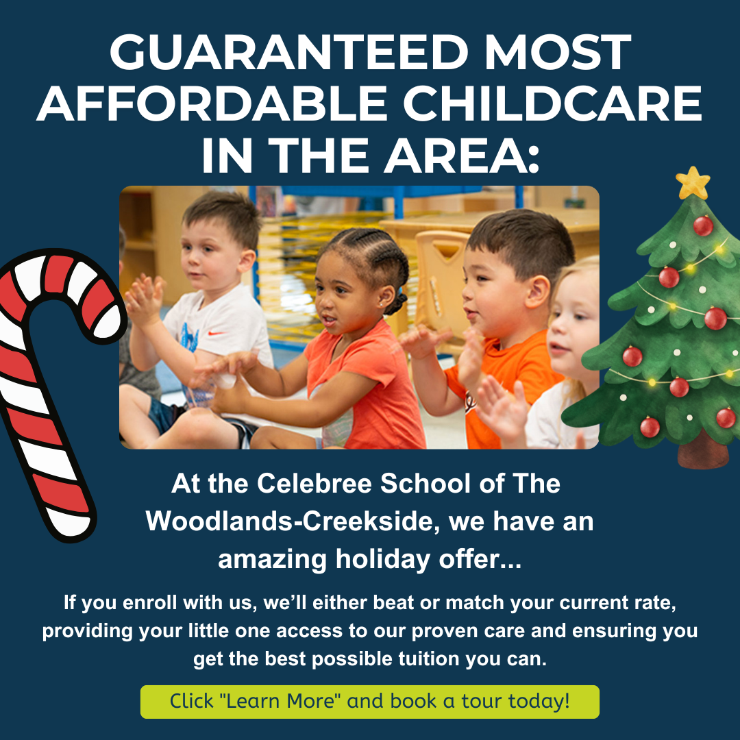 Celebree School of The Woodlands Creekside Preschool ad creative