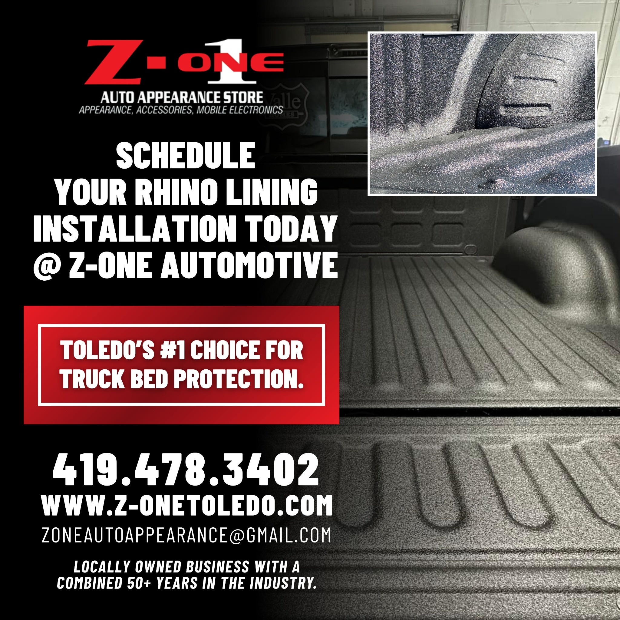 Z-One Auto Appearance Auto Detailing ad creative
