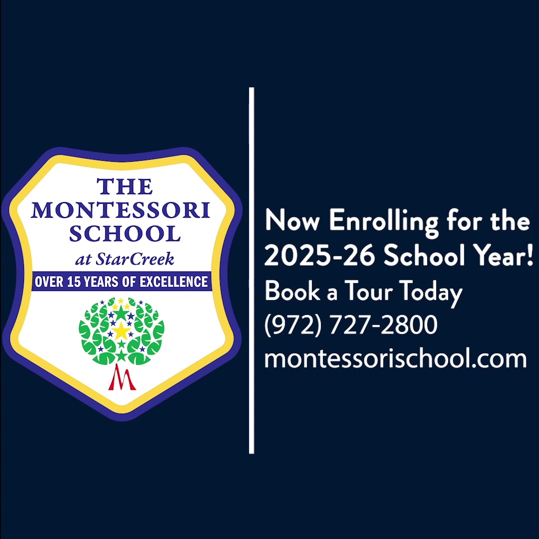 The Montessori School at StarCreek Preschool ad creative