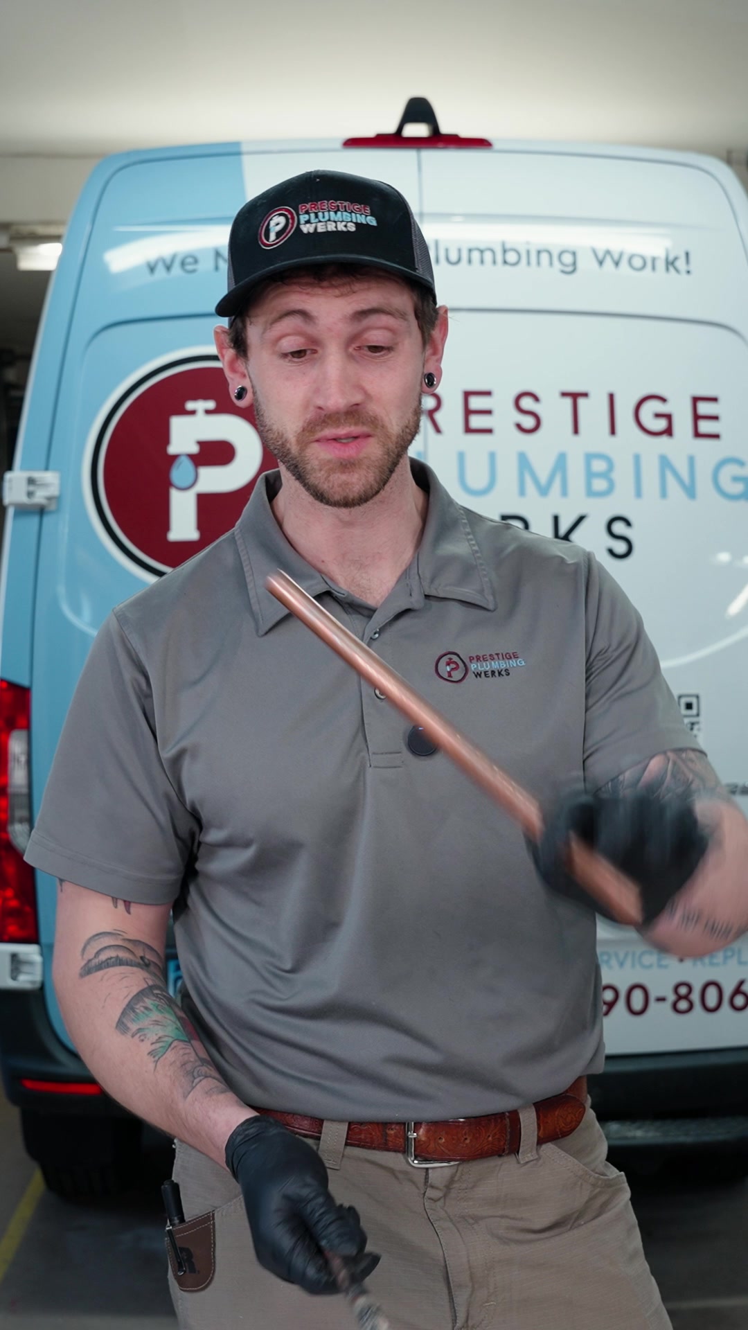 Prestige Plumbing Werks Plumber ad creative