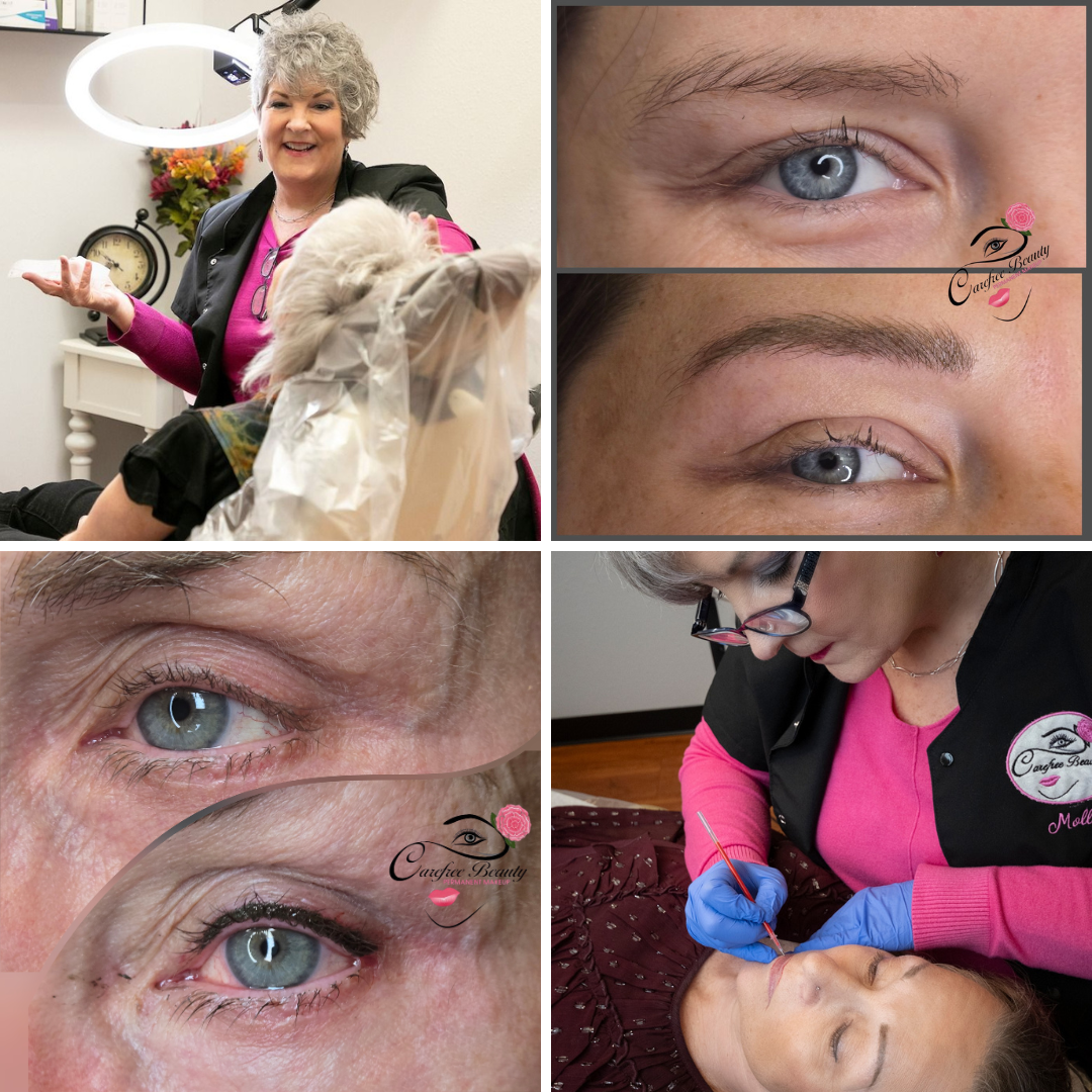 Carefree Beauty Permanent Makeup Med Spa ad creative