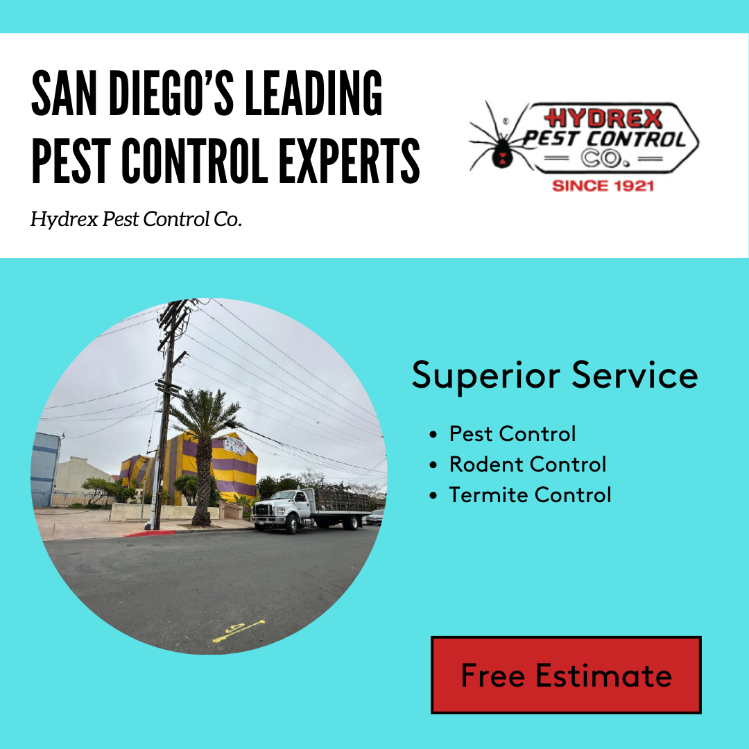 Hydrex Pest Control of San Diego Pest Control ad creative