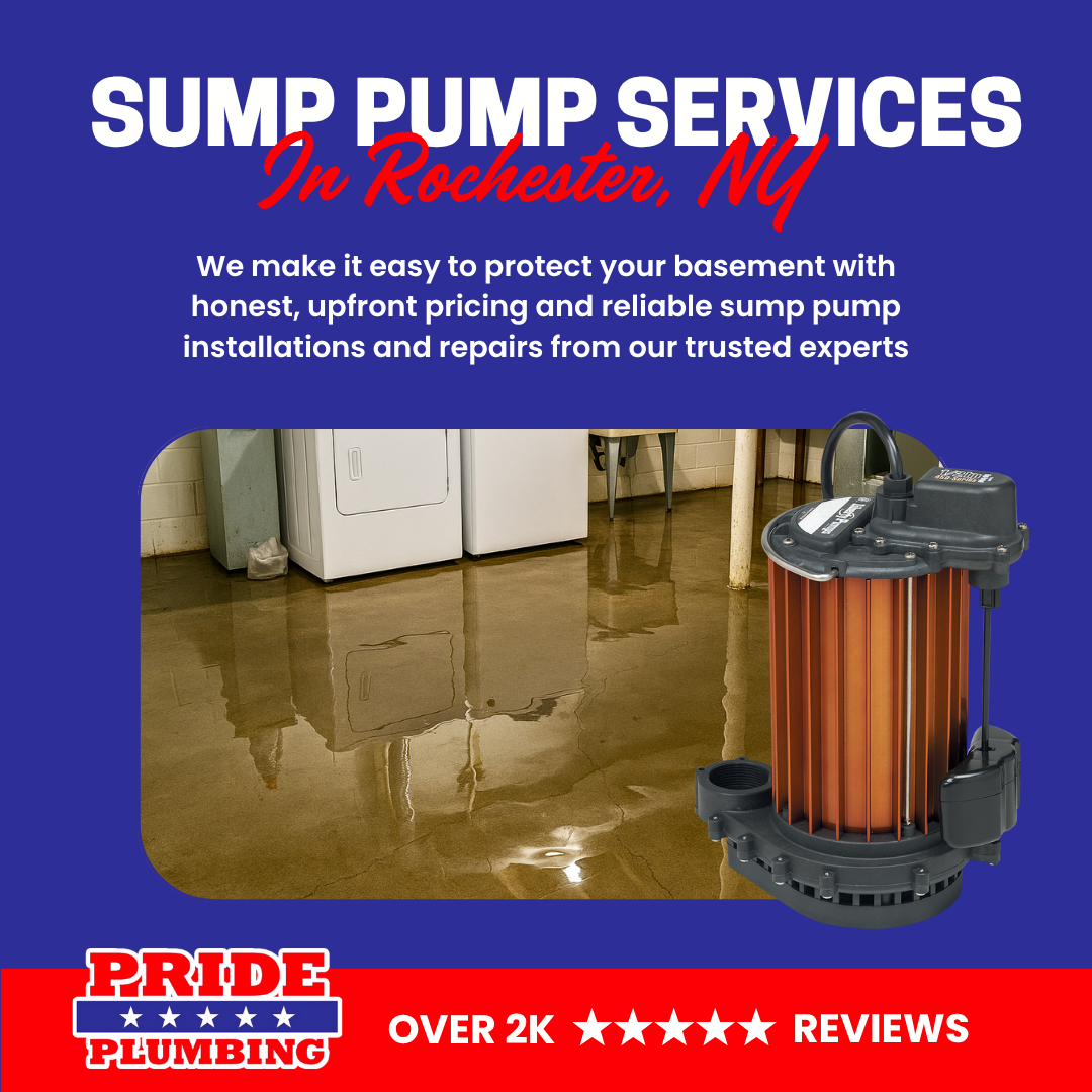 Sump Pump Services in Rochester, NY