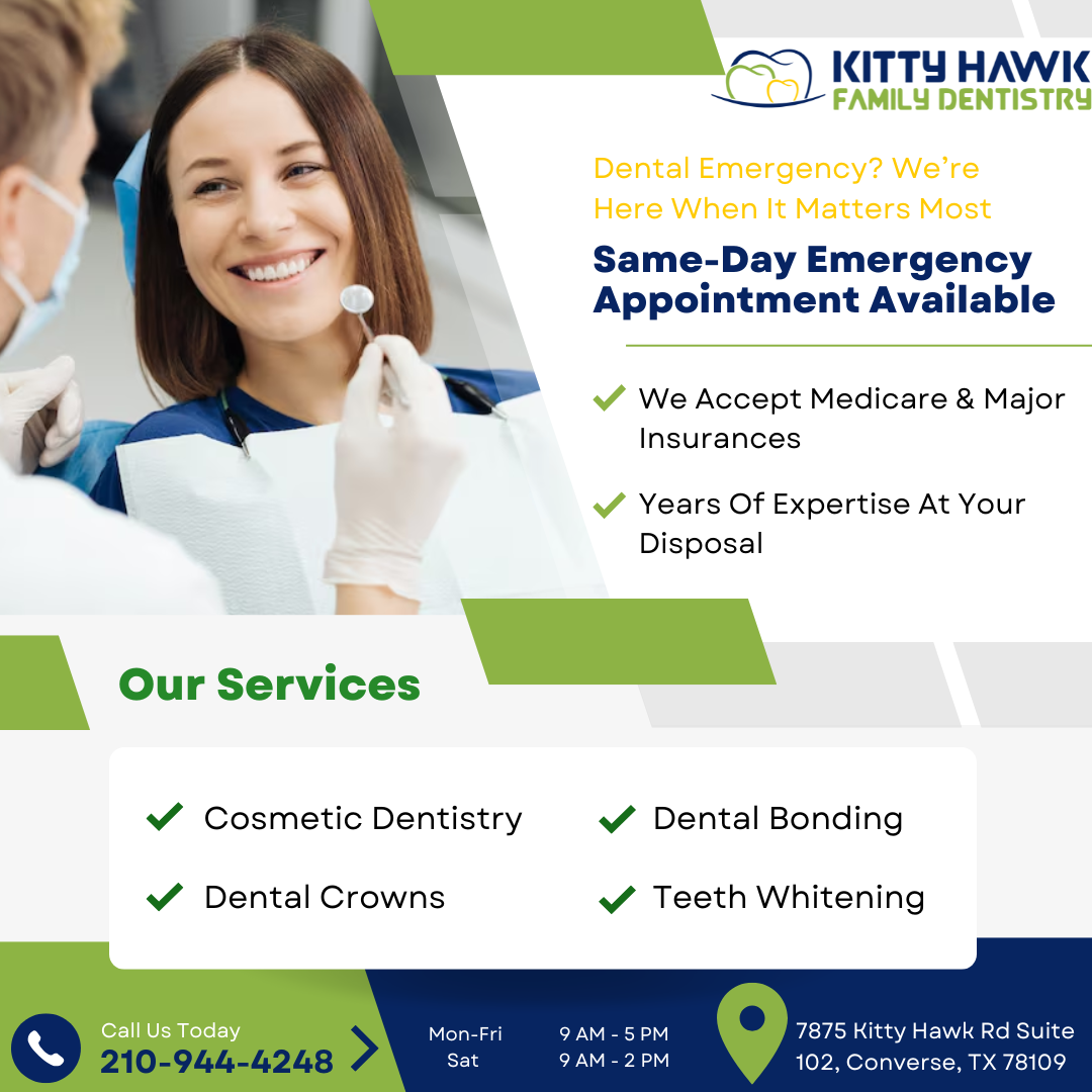Kitty Hawk Family Dentistry Cosmetic Dentist ad creative