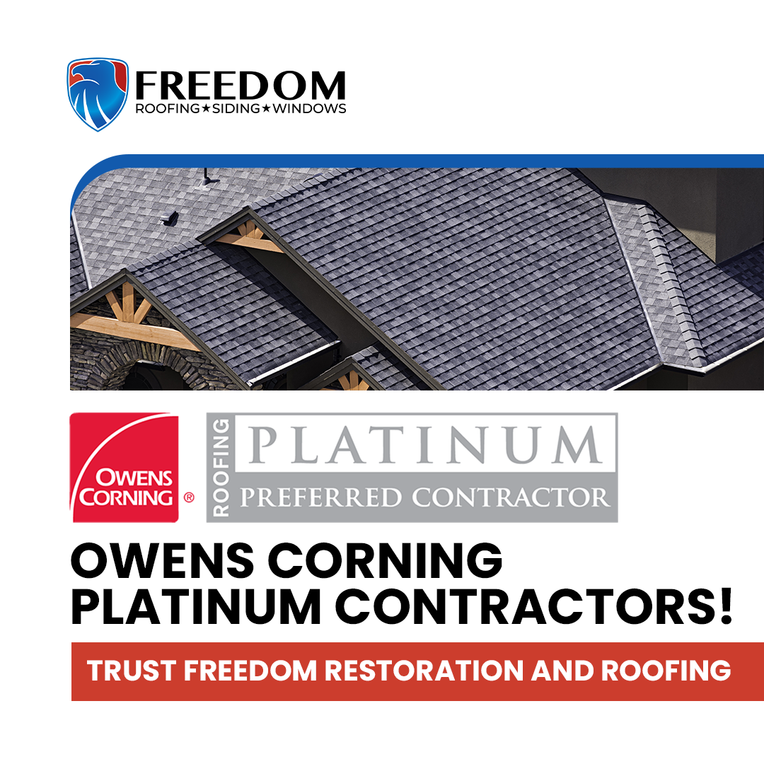 Freedom Restoration and Roofing Roofing ad creative