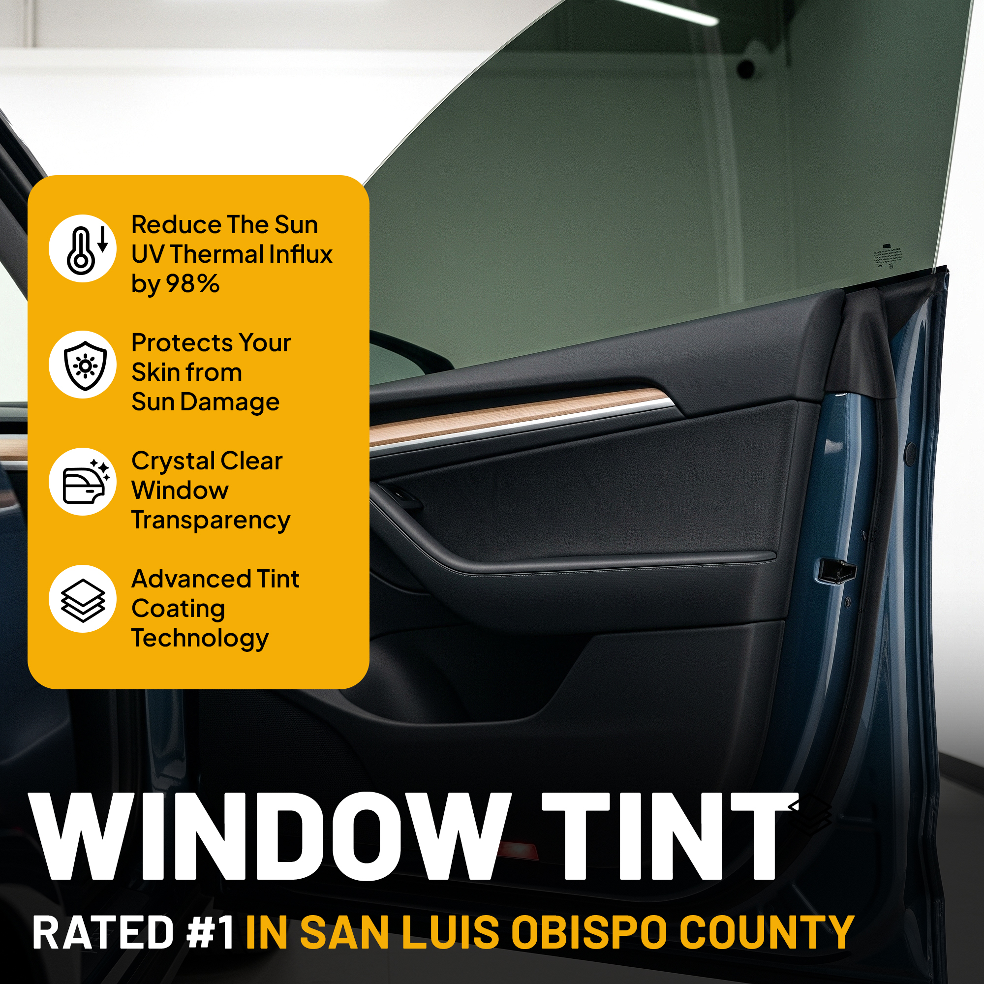 Roman's Tint Auto Detailing ad creative