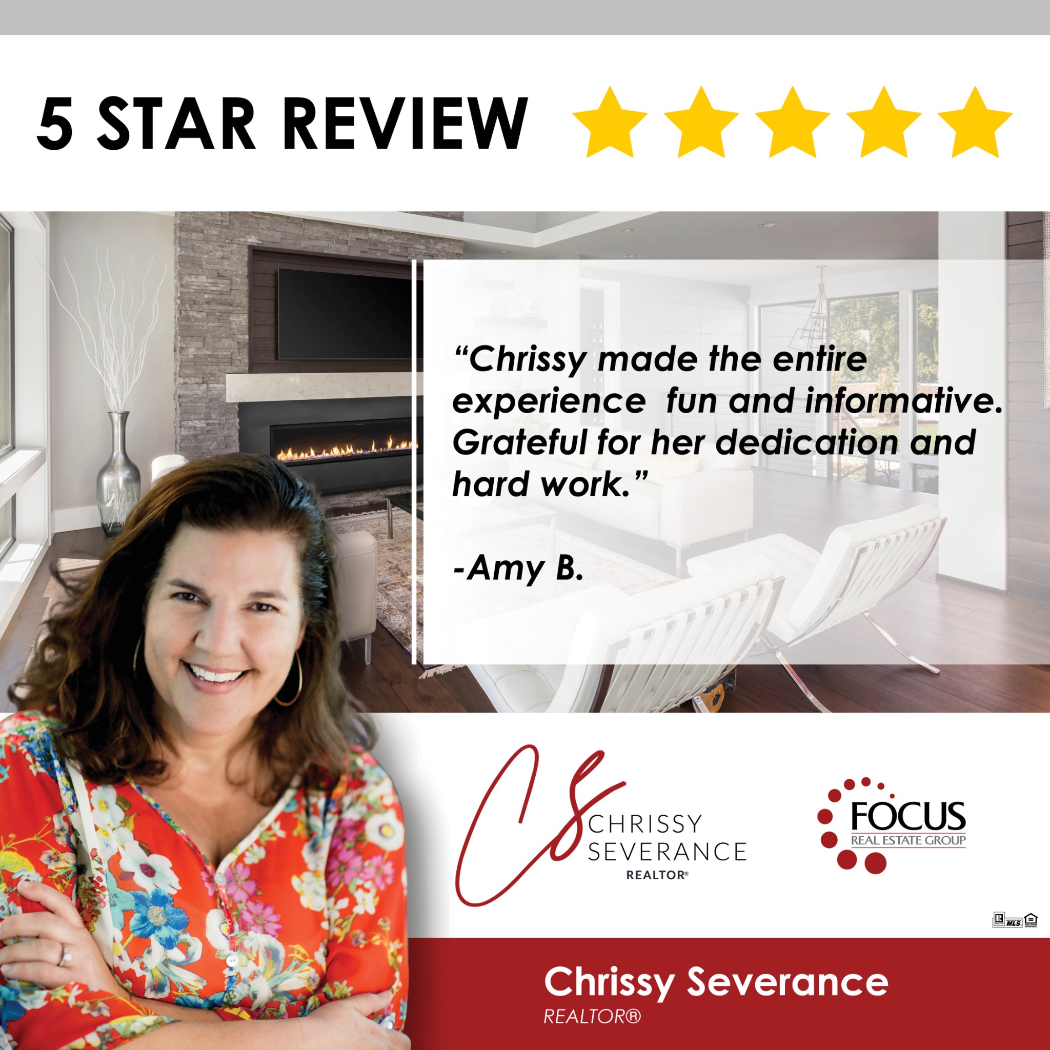 Focus Real Estate Chrissy Severance Real Estate Agent ad creative