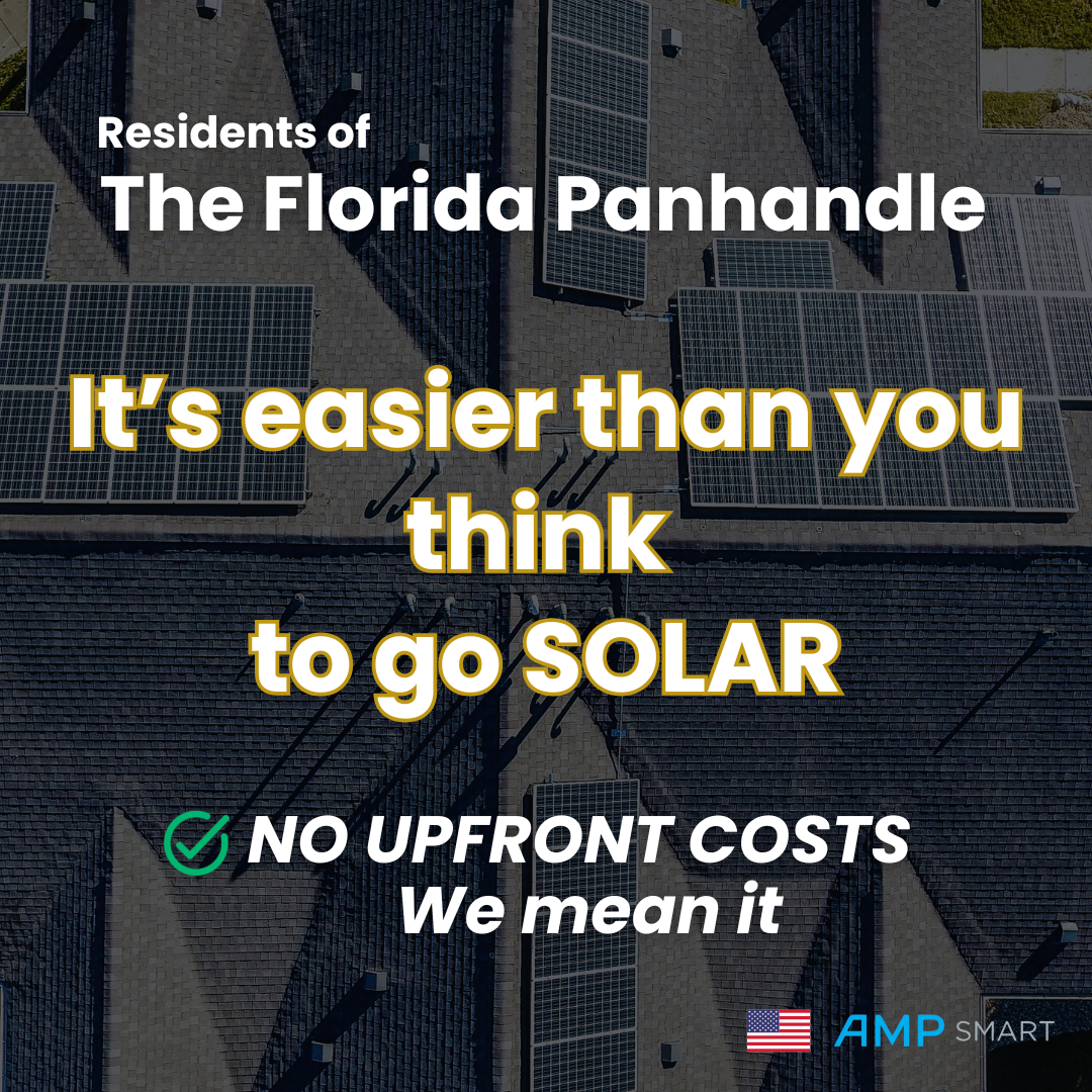 AMP Smart Solar Panhandle Solar ad creative