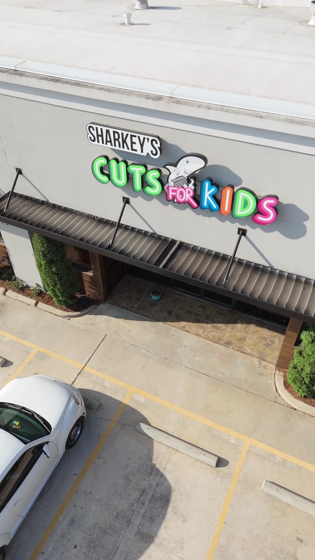 Sharkey's Cuts for Kids - Mandeville, LA Barber Shop ad creative