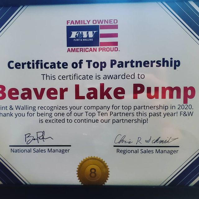 Beaver Lake Pump Service