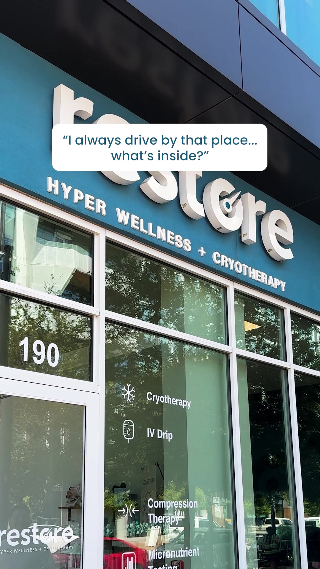 Restore Hyper Wellness Wellness Center ad creative