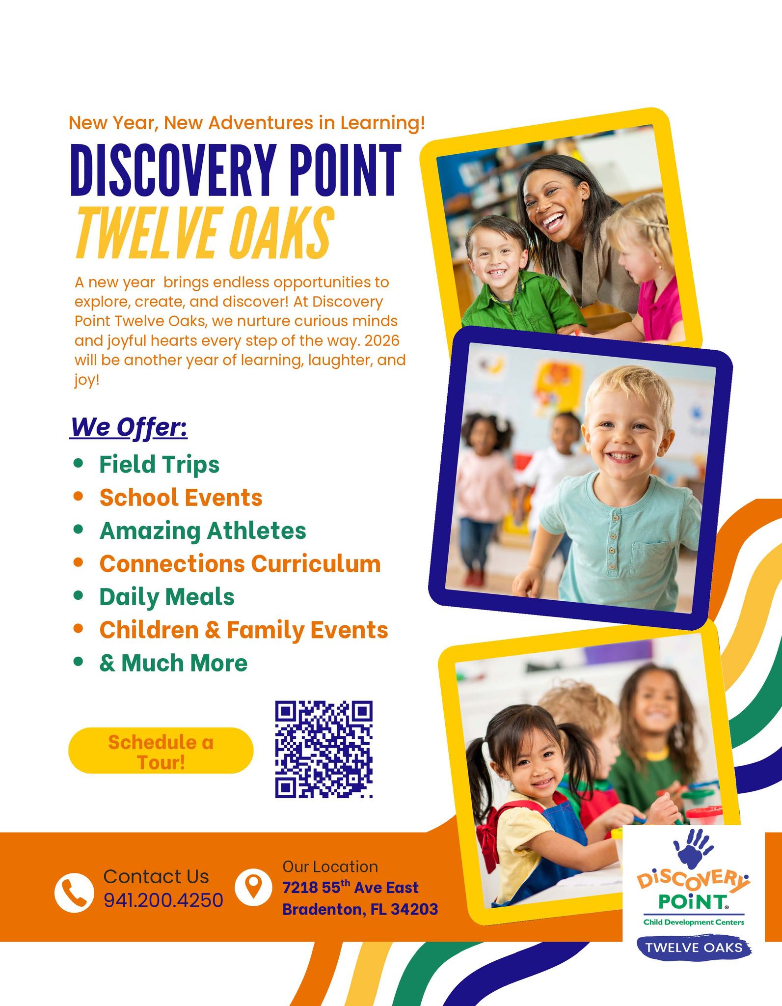 Discovery Point Twelve Oaks Preschool ad creative