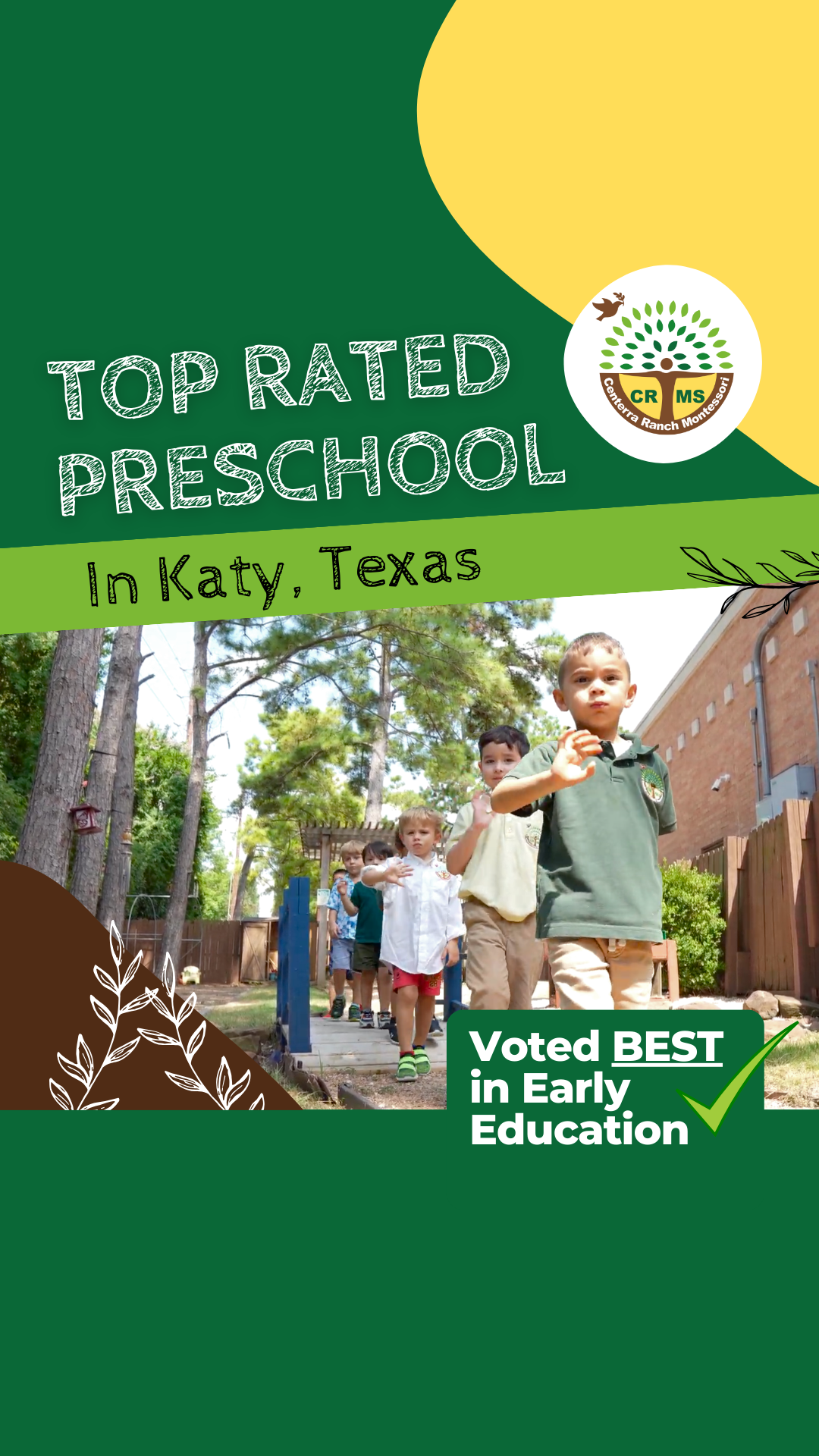 Centerra Ranch Montessori School Preschool ad creative