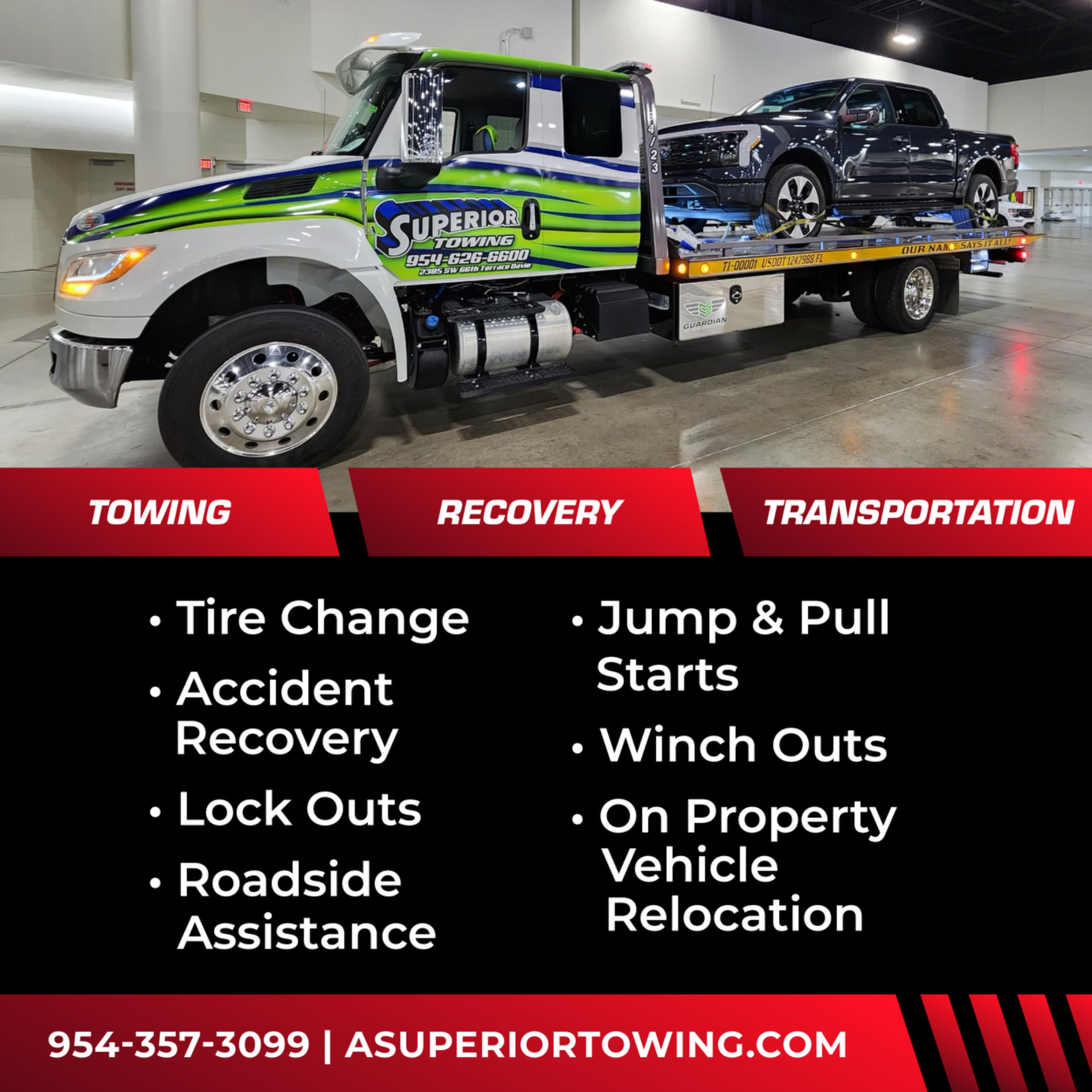 Roadside Trouble? Call A Superior Towing