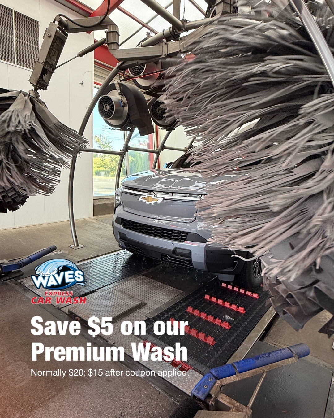 Waves Express Car Wash Car Wash ad creative
