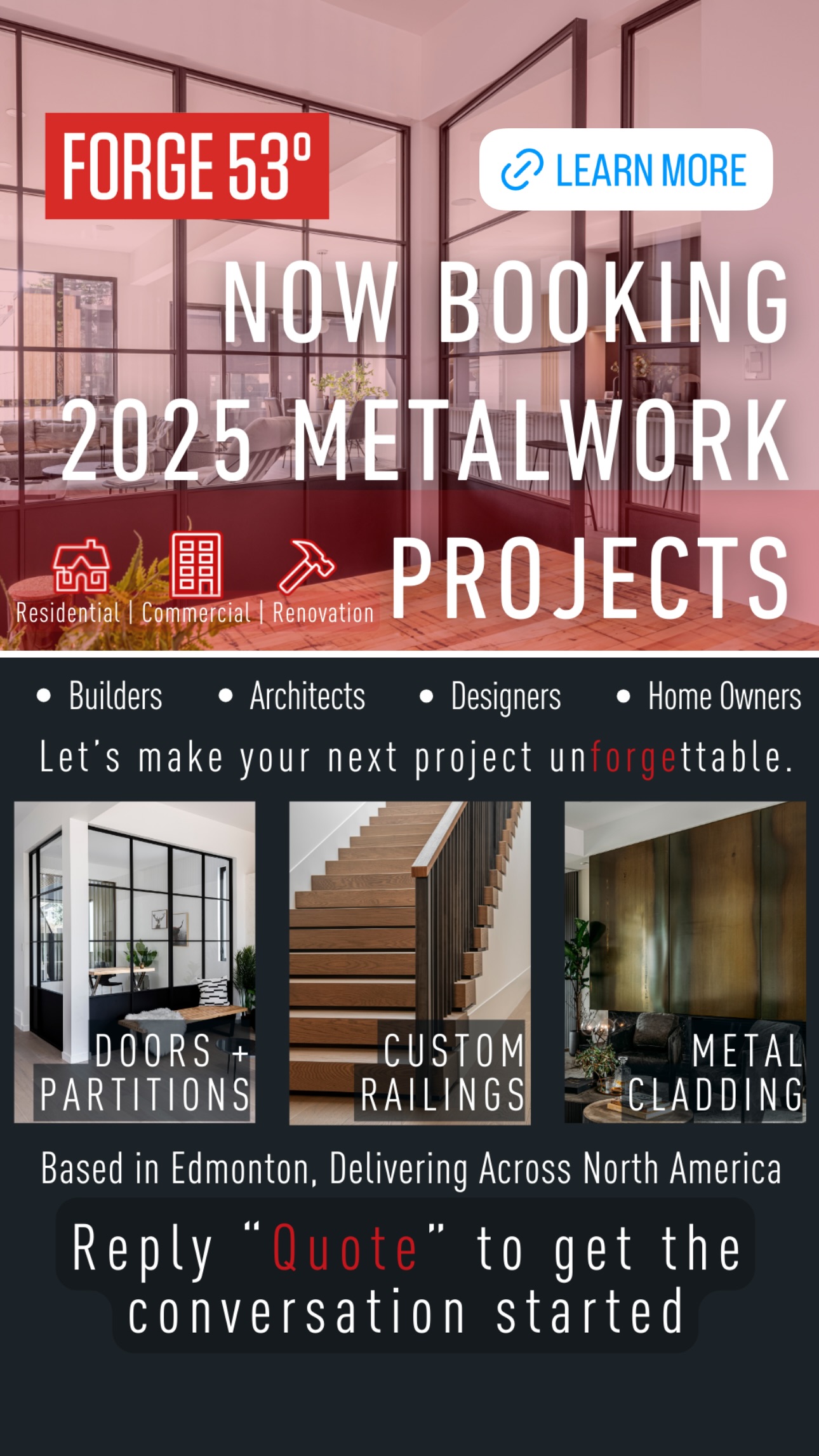 FORGE 53 General Contractor ad creative