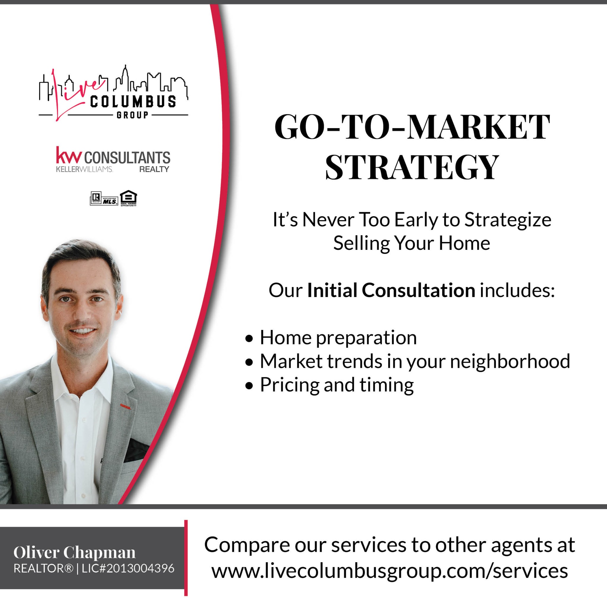 Keller Williams Consultants - Oliver Chapman Real Estate Agent ad creative
