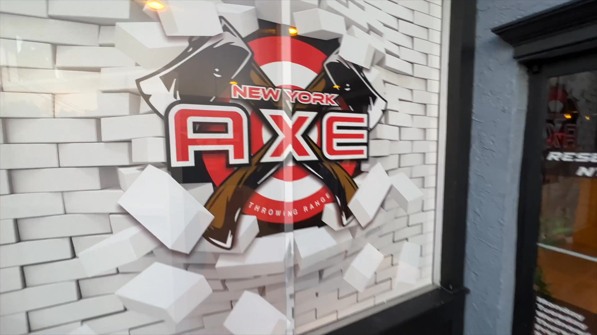 NY Axe Throwing Range Event Venue ad creative