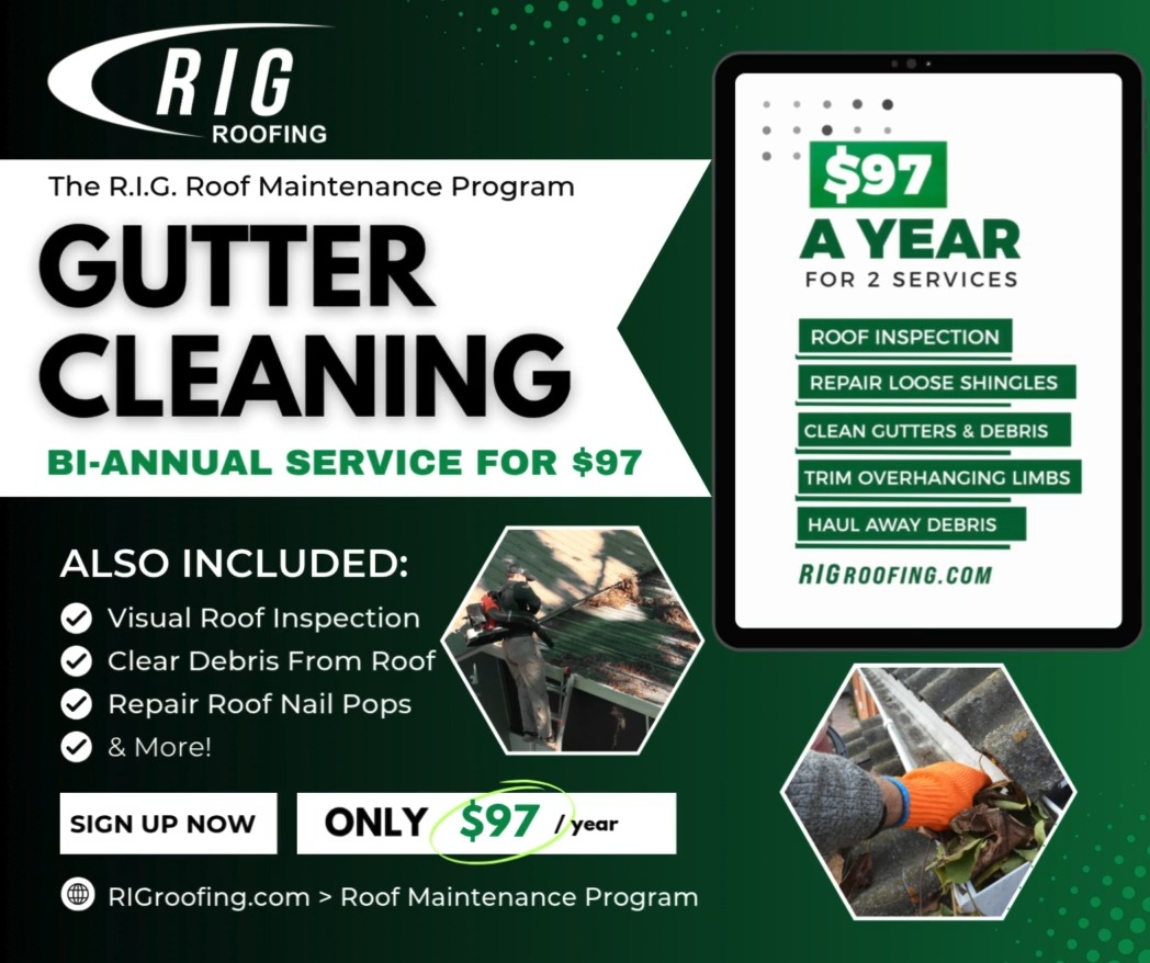 Bi-Annual Gutter Cleaning for just $97