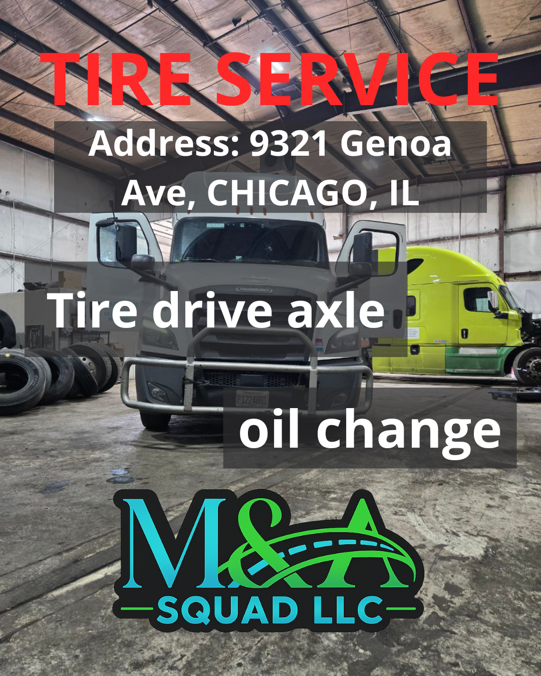 M&A Rental Leasing LLC Auto Repair ad creative