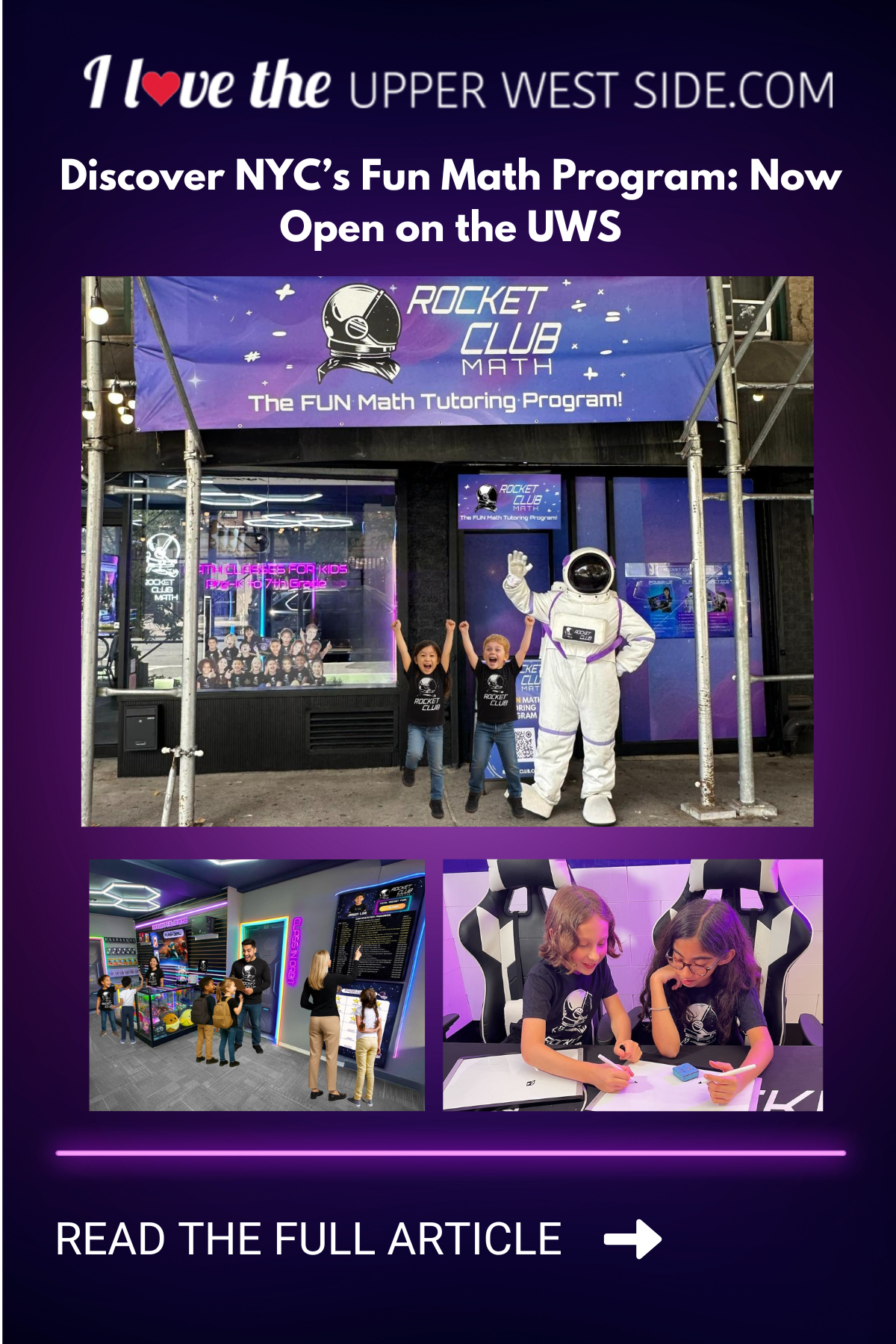 Rocket Club Test Prep & Tutoring ad creative