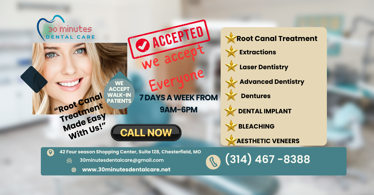 30 Minutes Dental Care