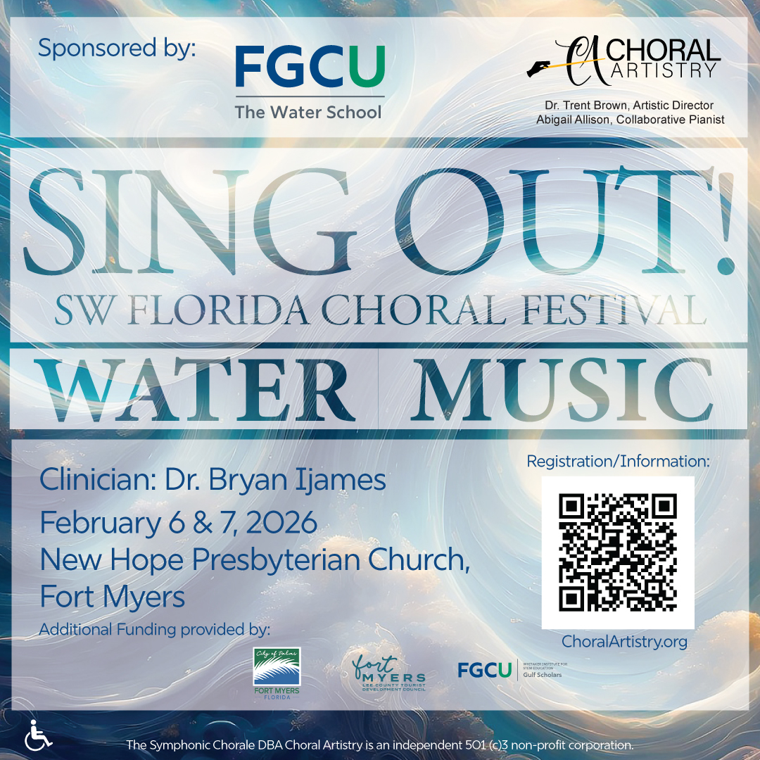 Choral Artistry Music School ad creative