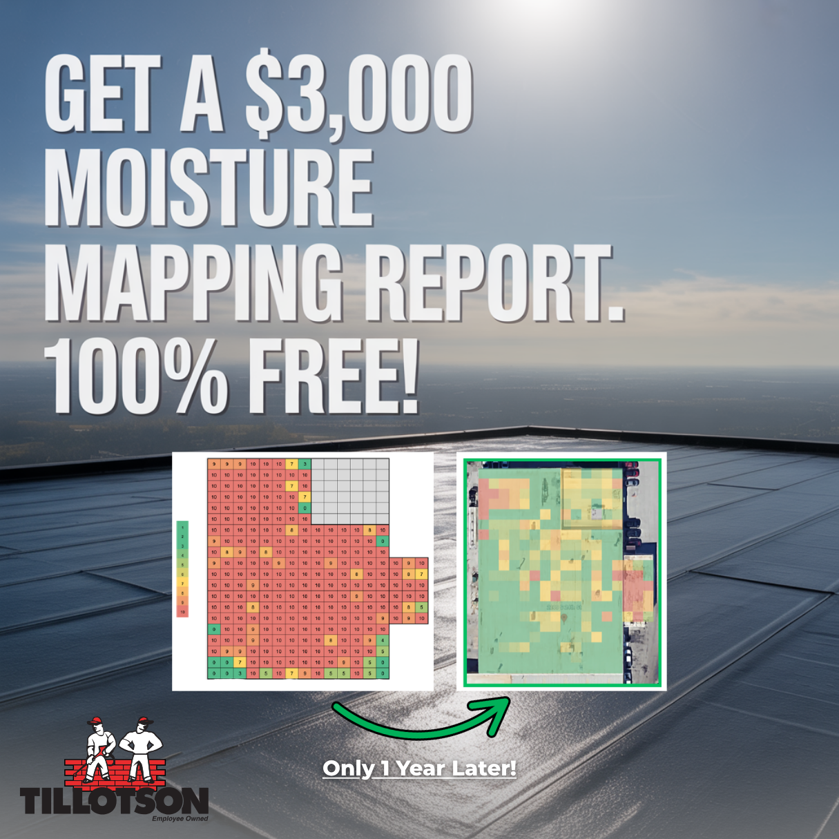 Tillotson Enterprises Roofing ad creative