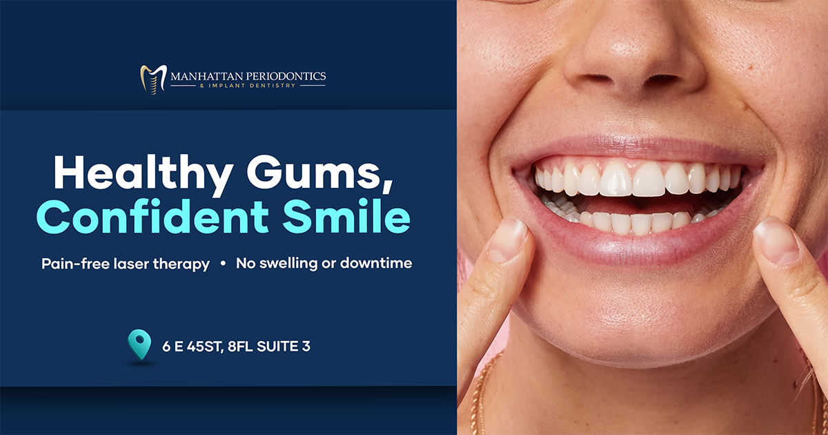 Manhattan Periodontics and Implant Dentistry Implant Dentist ad creative