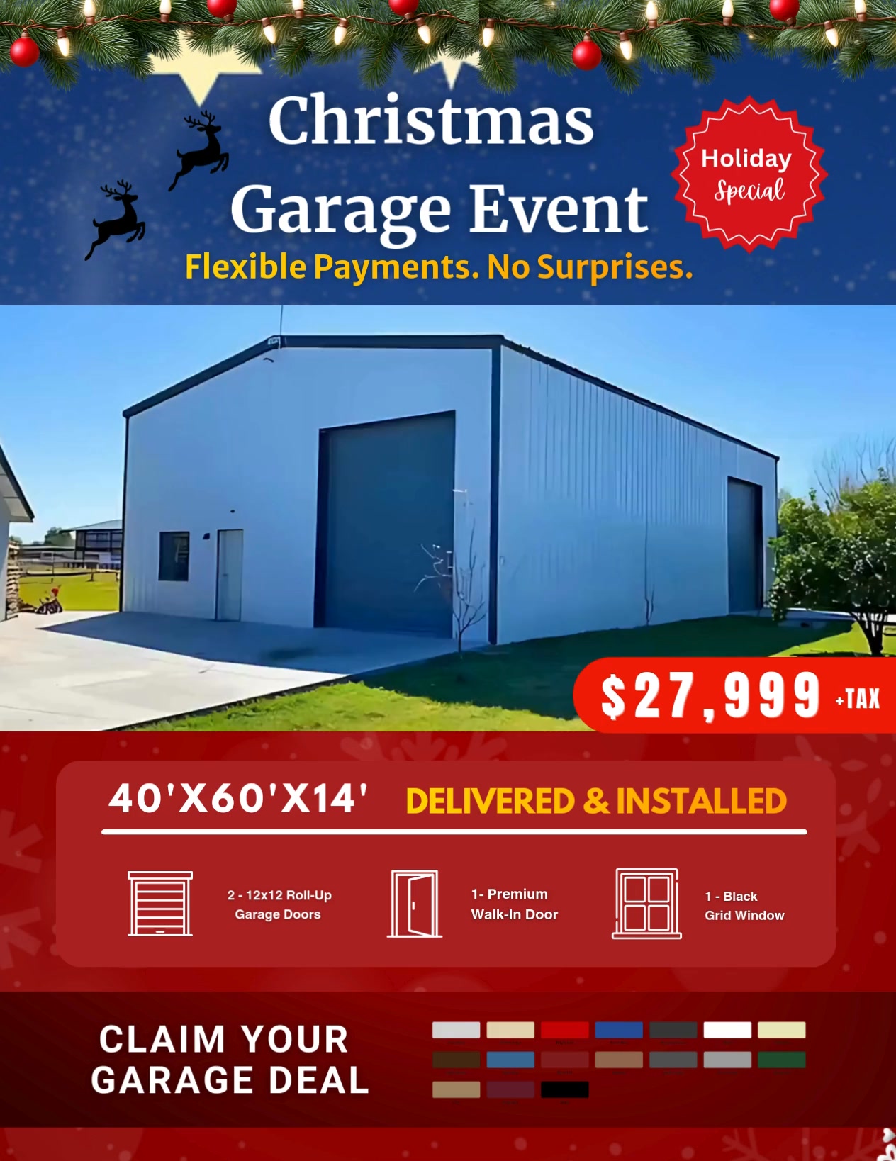 Southern Garage Co General Contractor ad creative