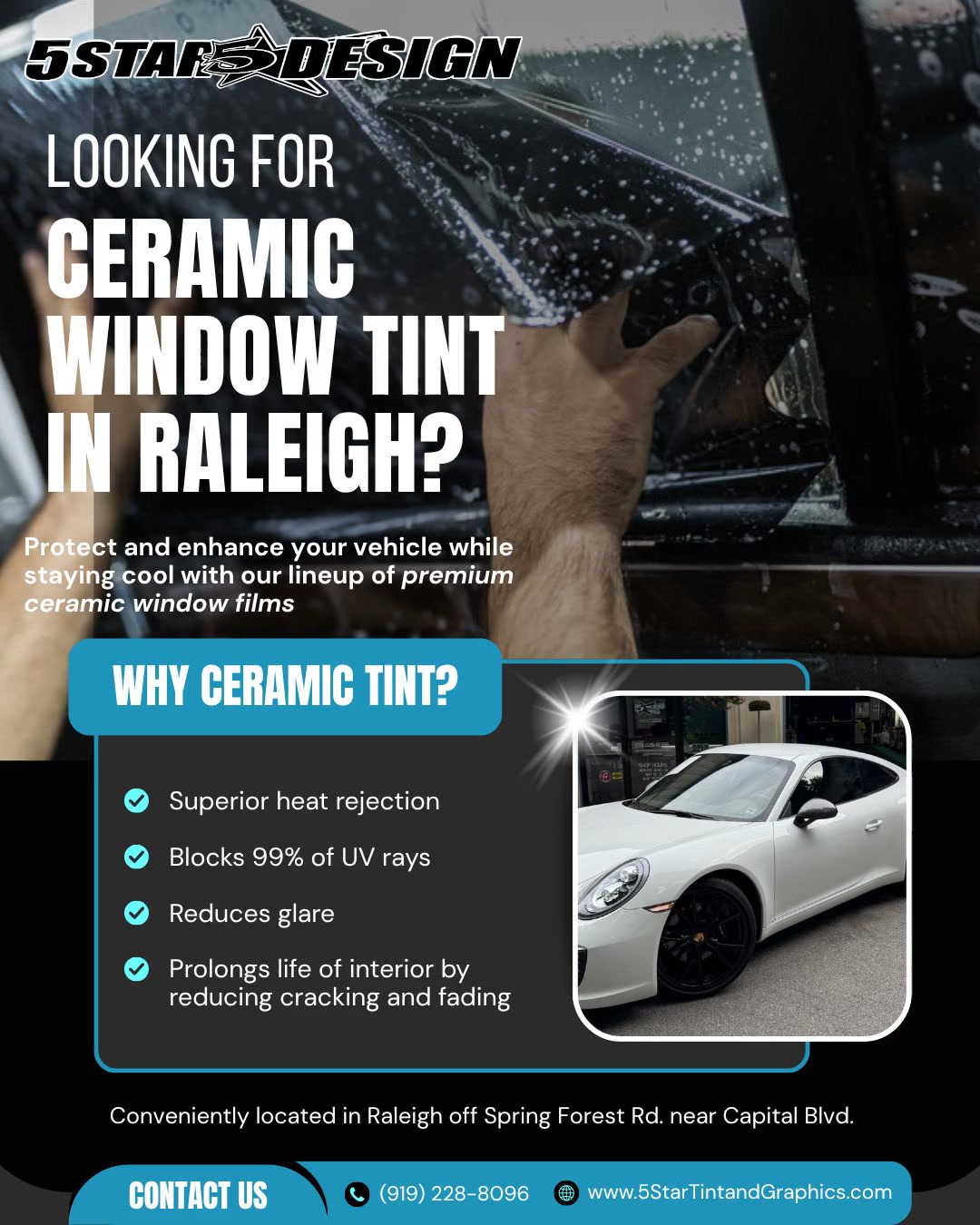 5 Star Design Window Tinting and Graphics