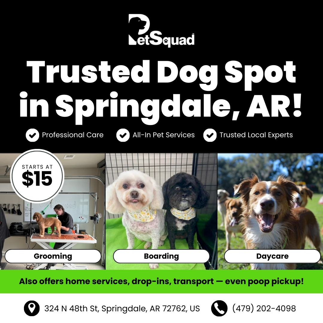 Today’s Pet Care Pick: PetSquad Springdale