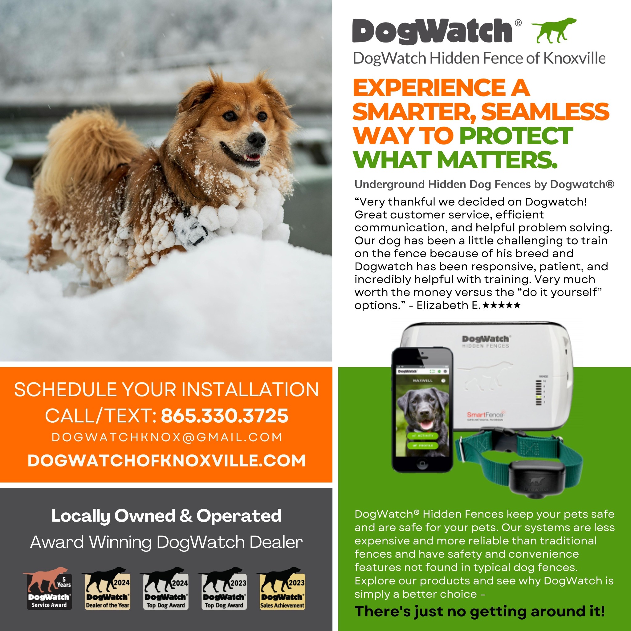 DogWatch Hidden Fence of Knoxville | Knoxville, TN | Hidden Dog Fences – It's All About Your Dog