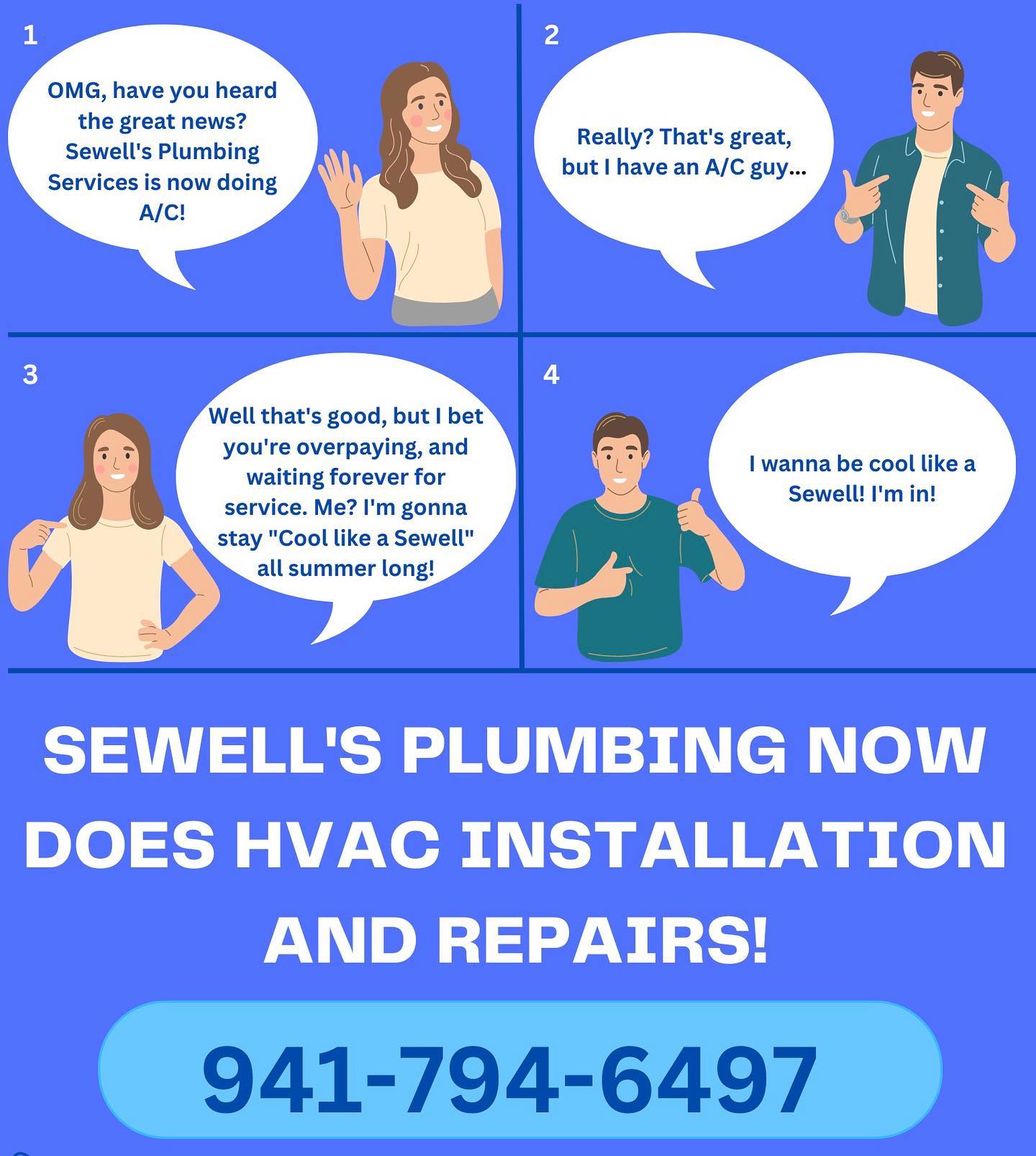 Sewells Plumbing Services Plumber ad
