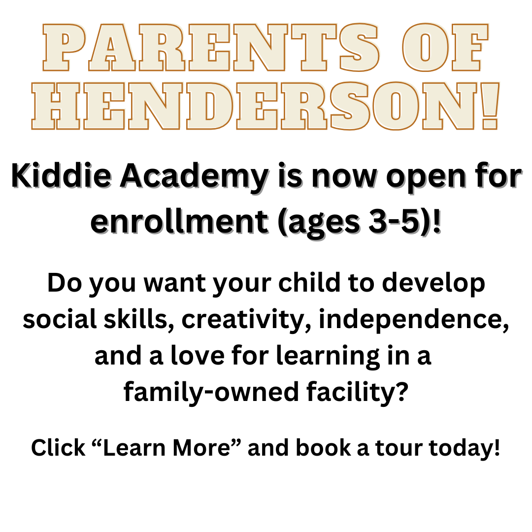 Kiddie Academy of Henderson Daycare ad creative