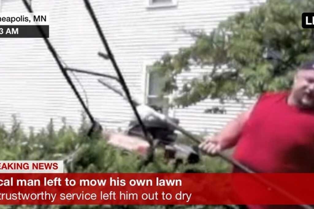 Andrew's Lawn and Snow Lawn Care ad creative