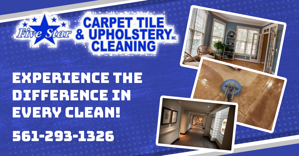 Five Star Carpet and Tile Cleaning GoHighLevel Resellers ad creative