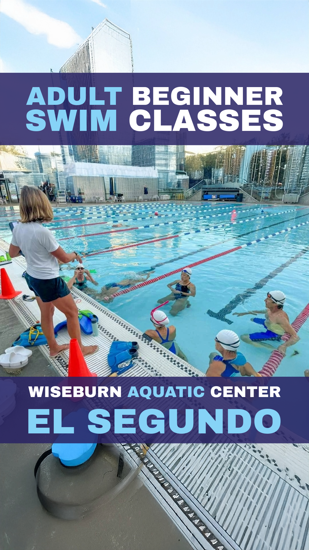 Swim Smooth Los Angeles  Gym ad creative