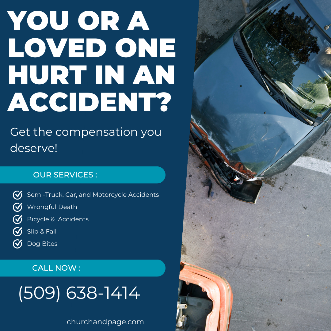 Church & Page Personal Injury ad creative