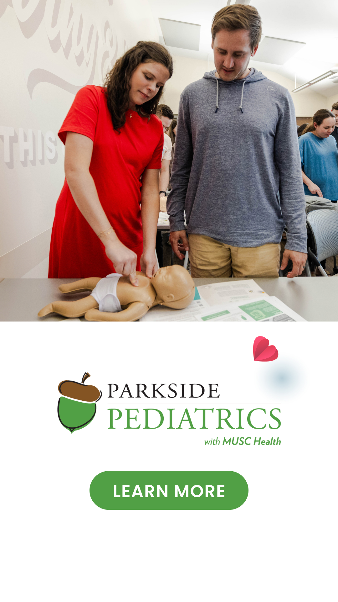 Parkside Pediatrics Pediatrician ad creative