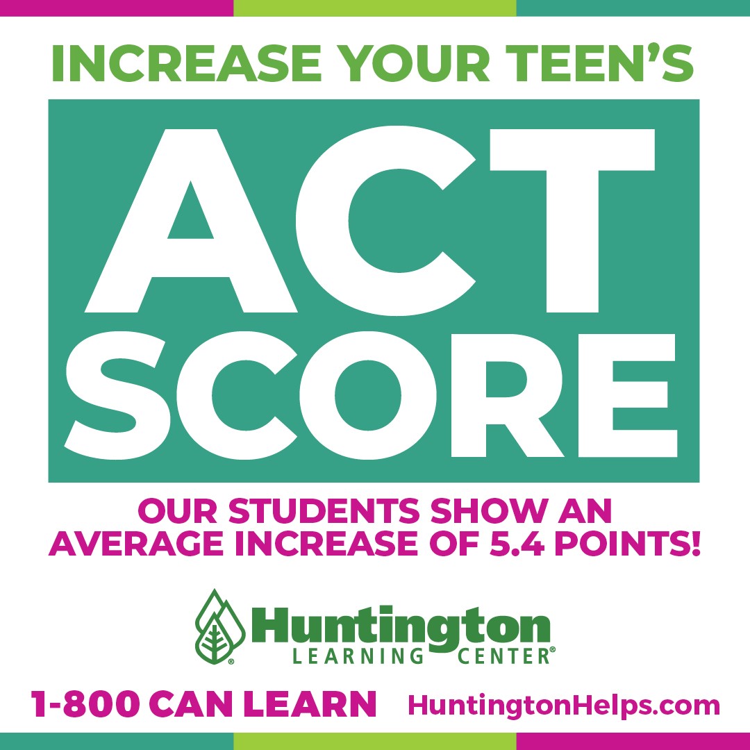 Huntington Learning Center Test Prep & Tutoring ad creative