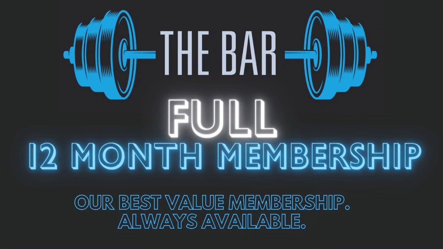 The Bar Training Facility Gym ad creative