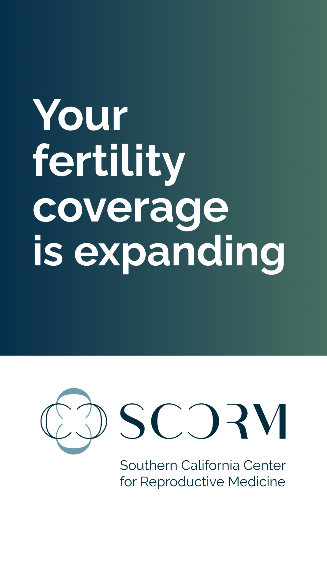 Southern California Center for Reproductive Medicine Home Health Care ad creative