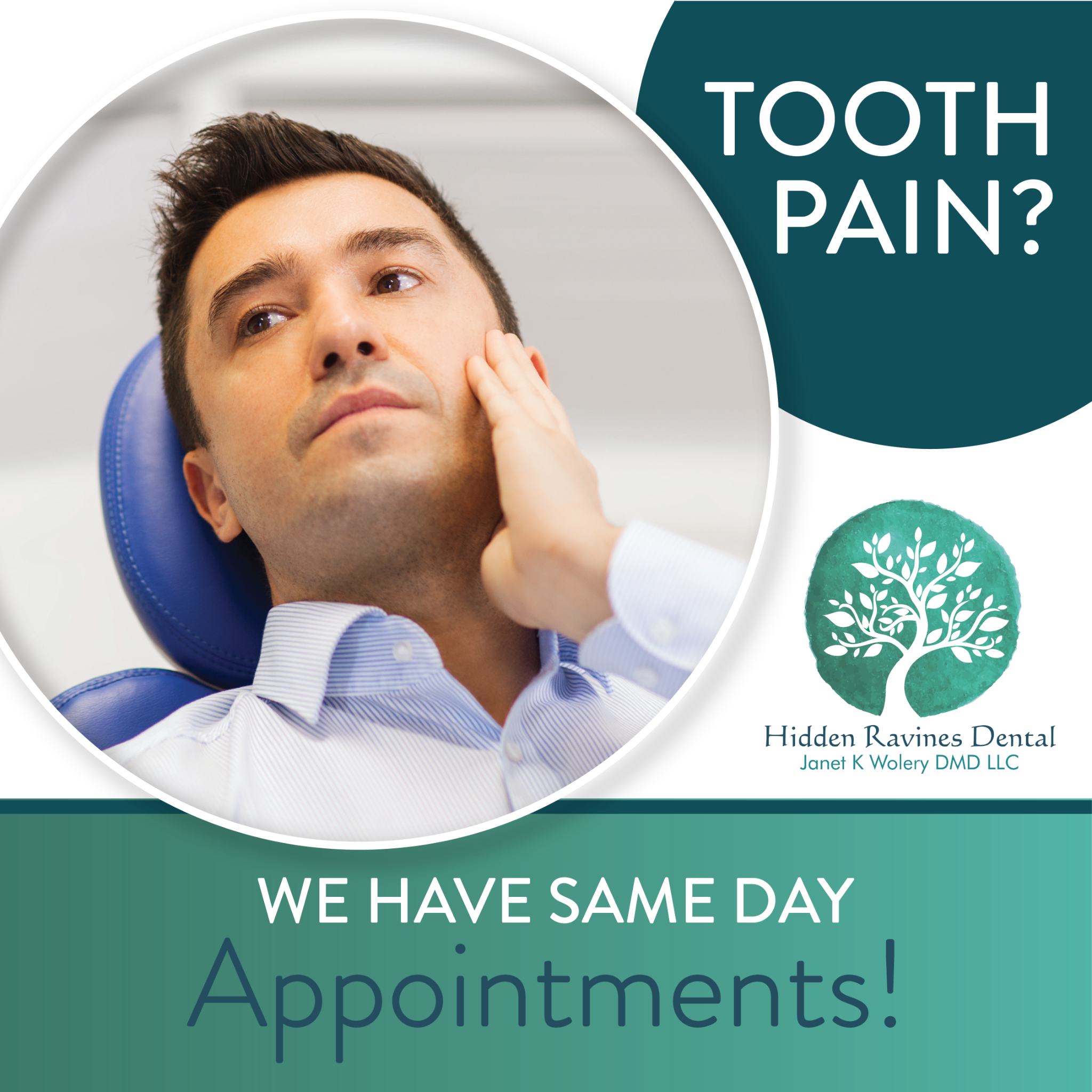 Hidden Ravines Dental Cosmetic Dentist ad creative