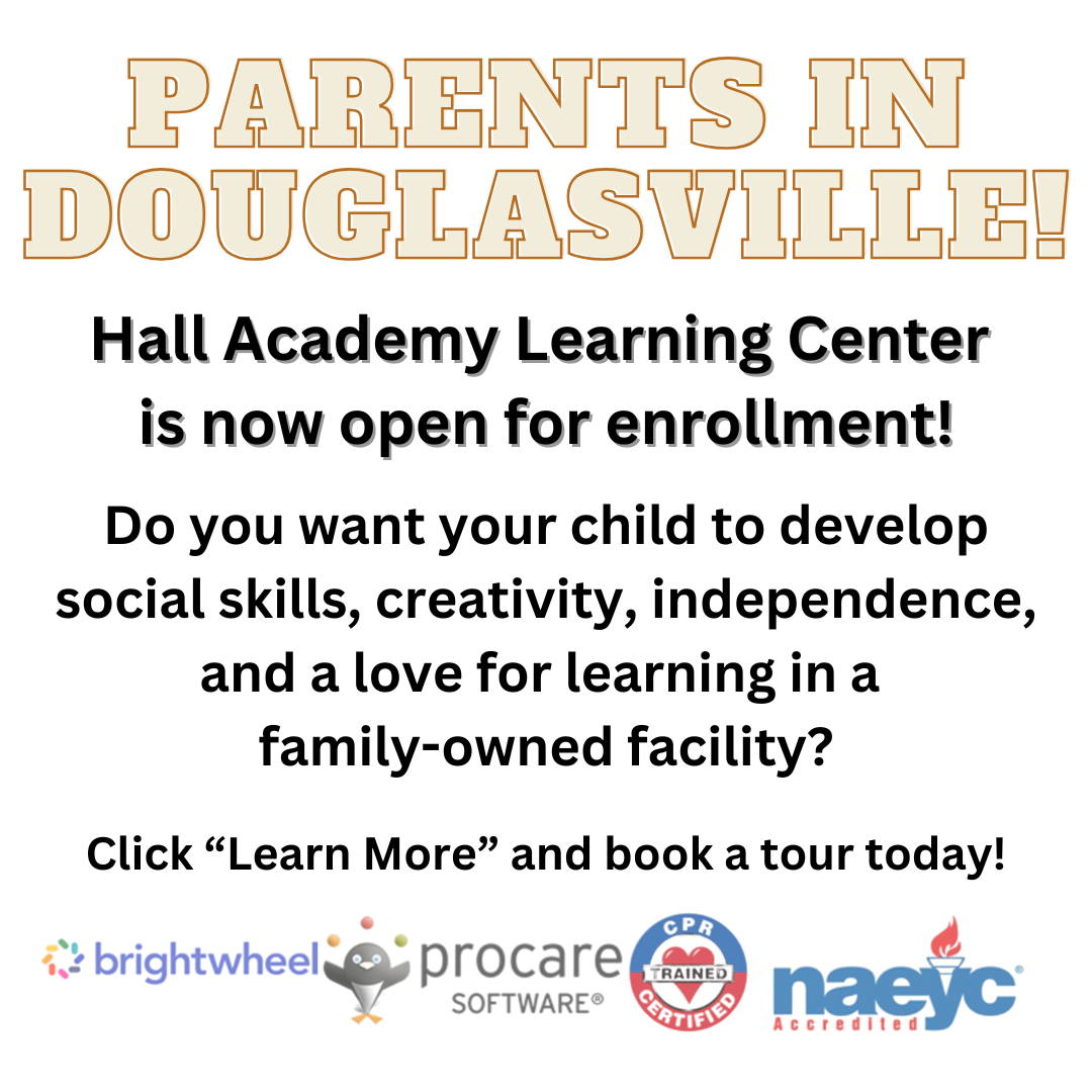 Hall Academy Preschool ad creative