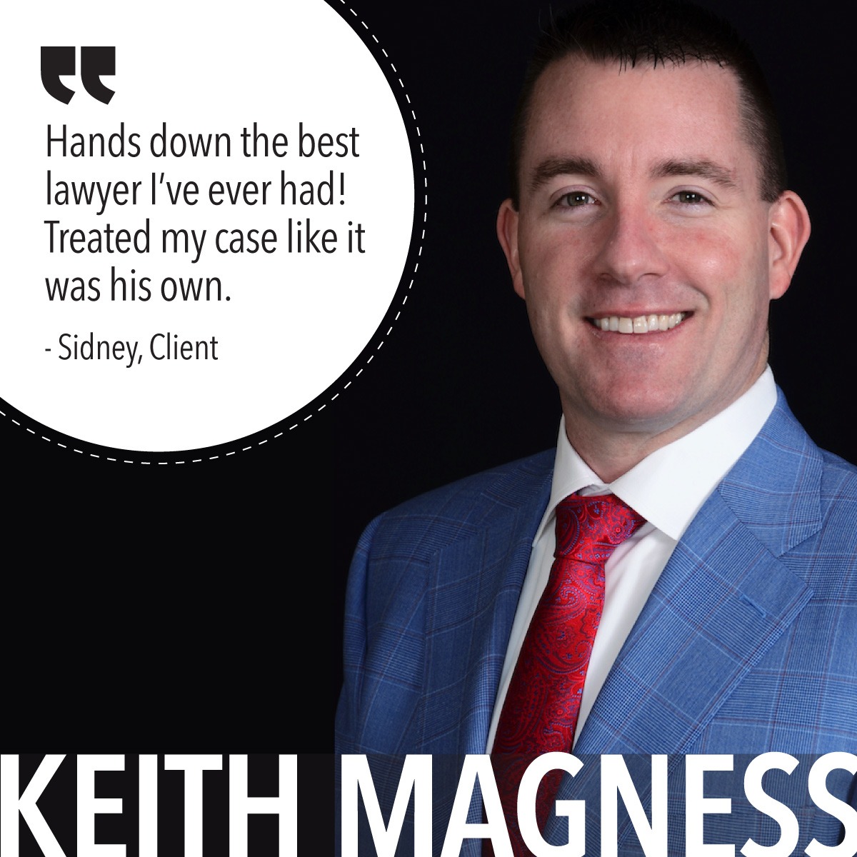 Law Office of Keith L. Magness, LLC Personal Injury ad creative